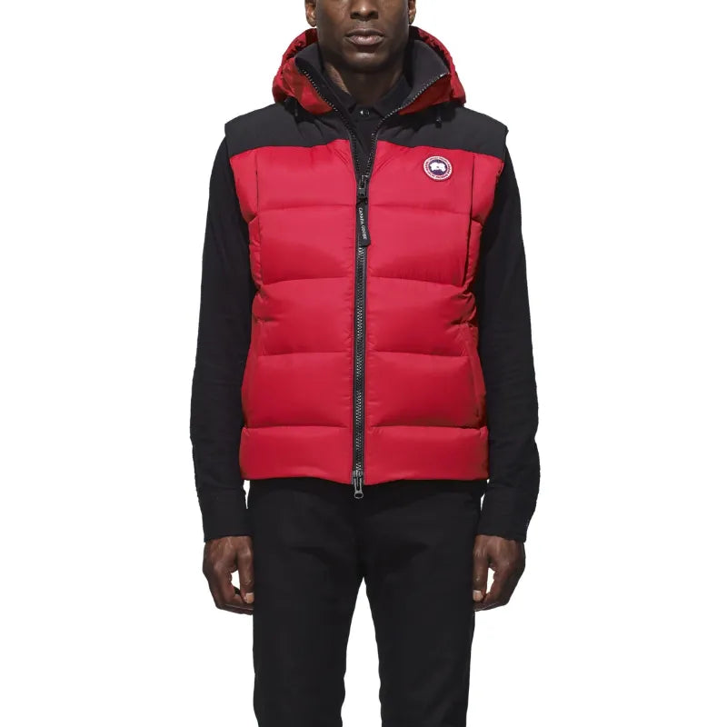 Canada Goose Red Vest With Hood