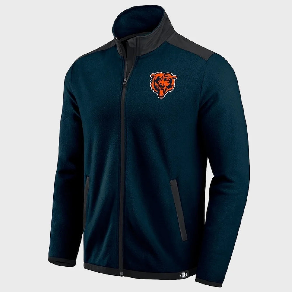 NFL 2024 Chicago Bears Darius Rucker Navy Blue Fleece Jacket