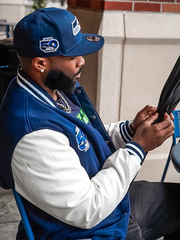 50th-Season-Seattle-Seahawks-Varsity-Jacket