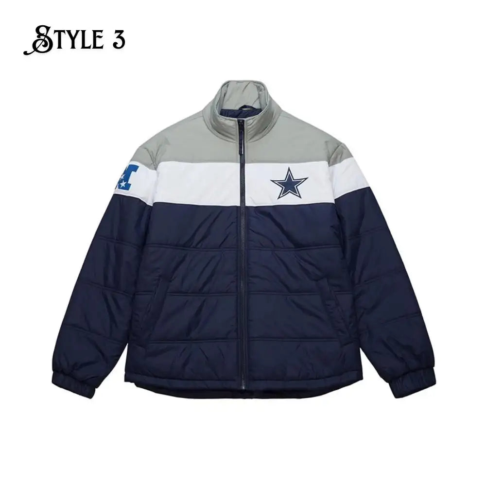 Bryce Cowboys full-zip puffer
