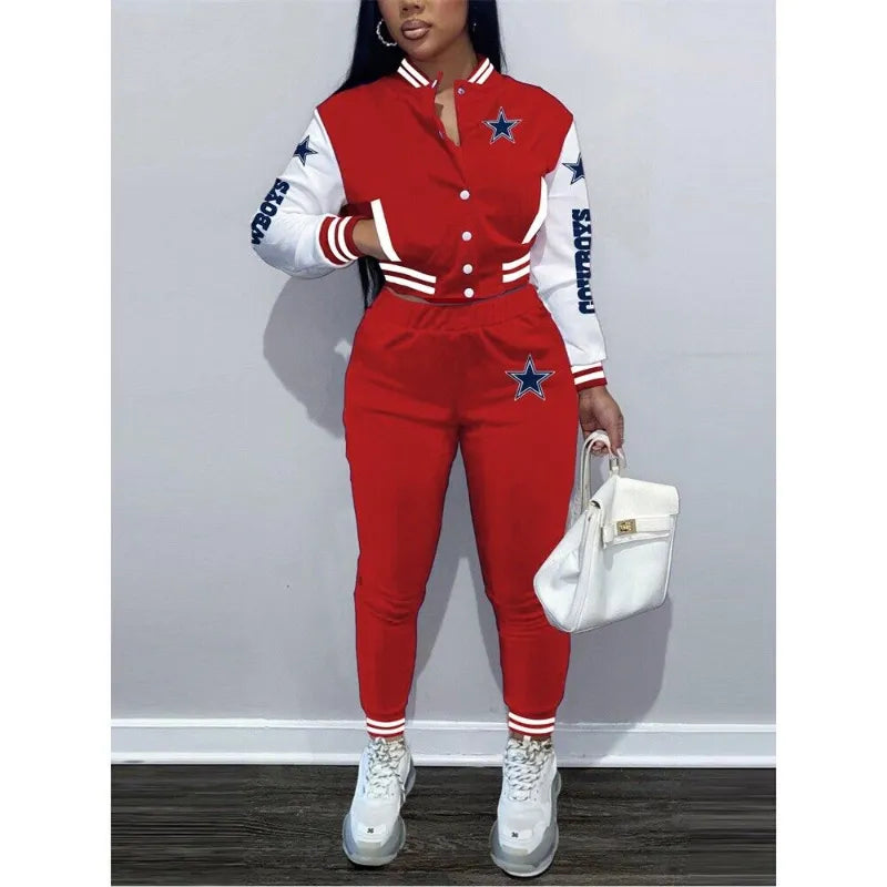 Dallas Cowboys Red Tracksuit