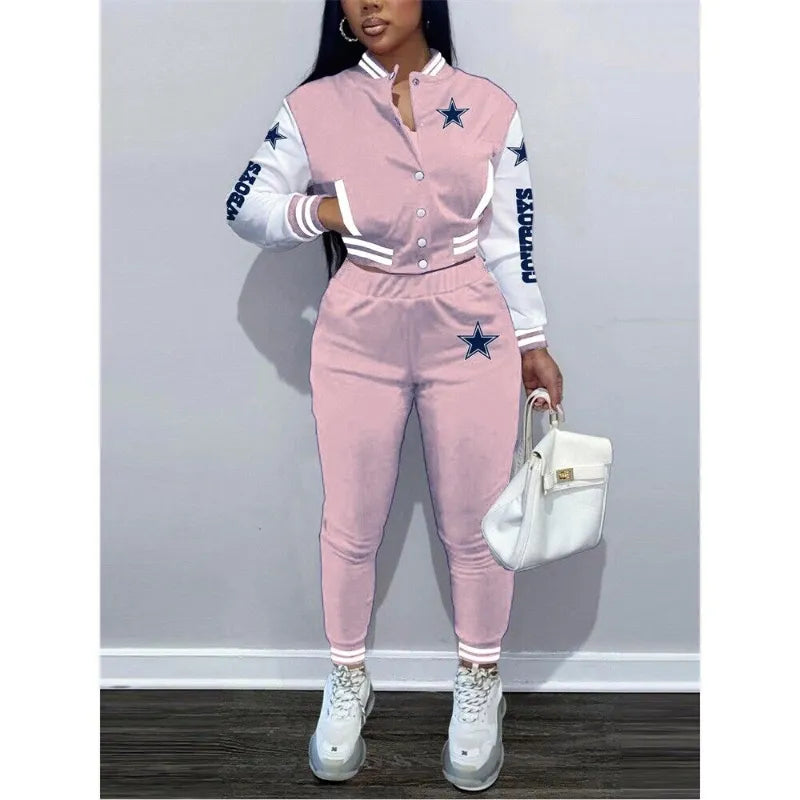 Dallas Cowboys Pink Tracksuit