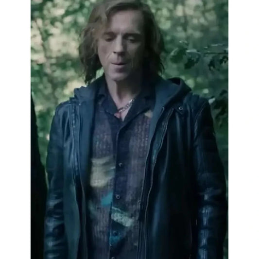 Lachlan Watson Y2K Ash black hooded coat
