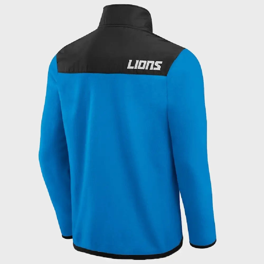 NFL 2024 Detroit Lions Darius Rucker Blue Polar Fleece Full Zip Jacket