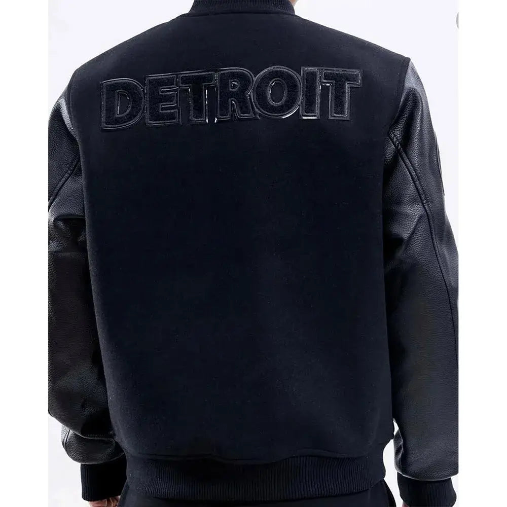 Lions black varsity jacket
