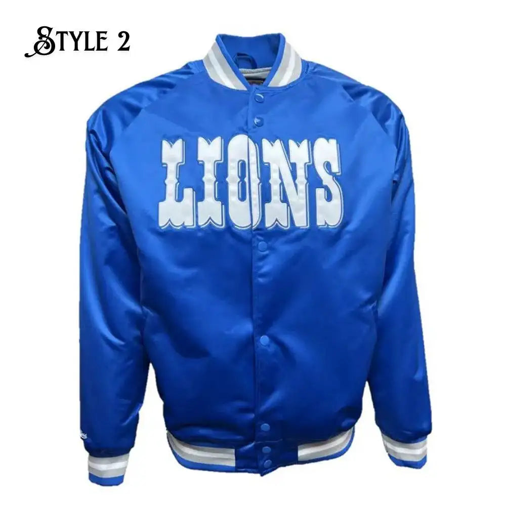 Vincent satin jacket Detroit Lions
