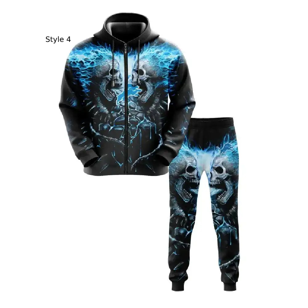 Skull Detroit Lions Tracksuit
