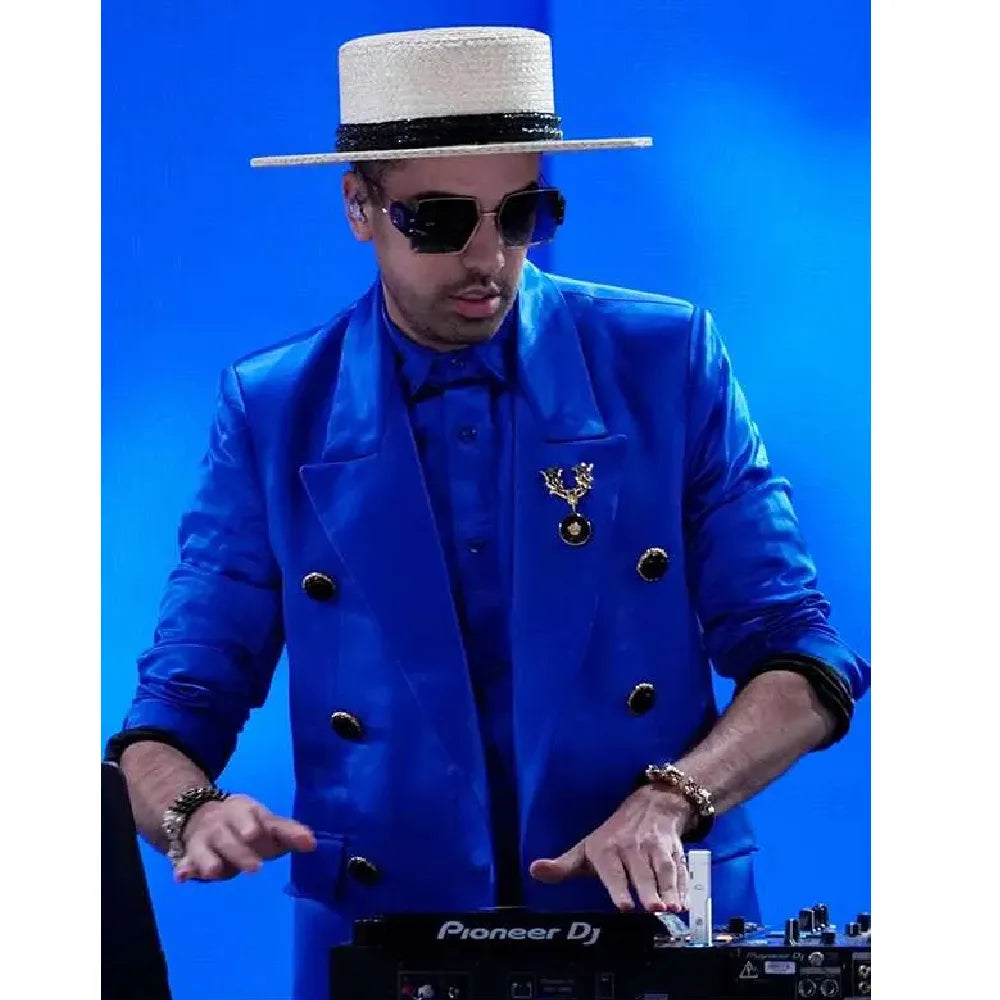 DJ Cassidy blue suit Democratic Convention
