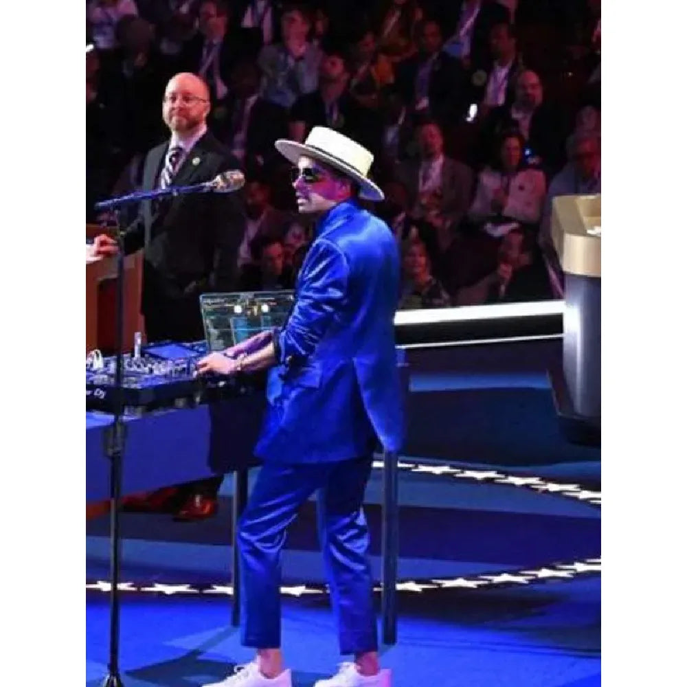 2024 Democratic Roll Call blue suit
