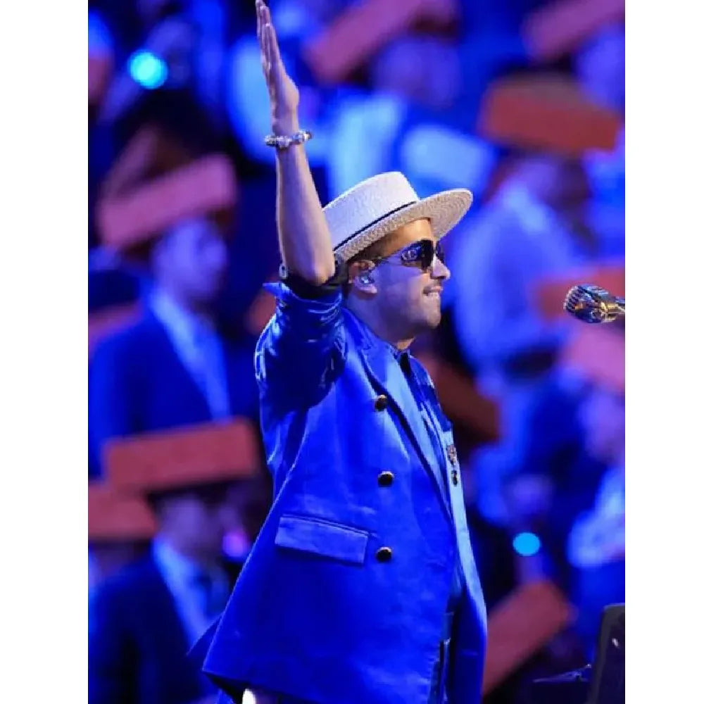 DJ Cassidy 2024 blue suit
