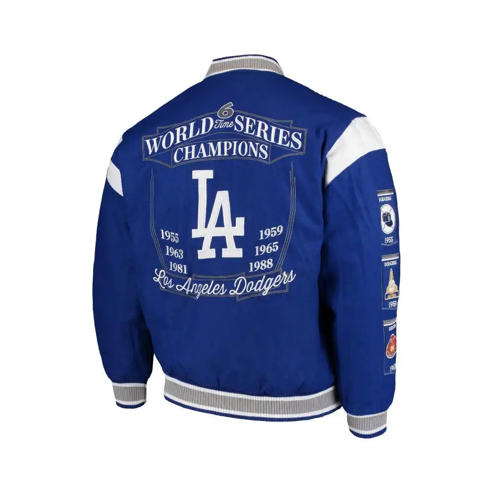 Dodgers Commemorative Championship Blue Jacket