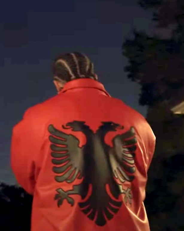 Drake Albanian Flag red Jacket