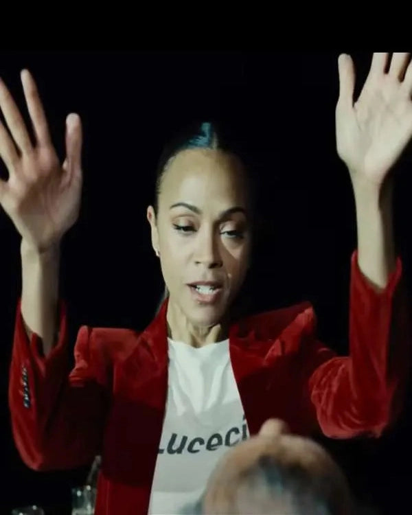 Emilia Perez 2024 Zoe Saldana coat
