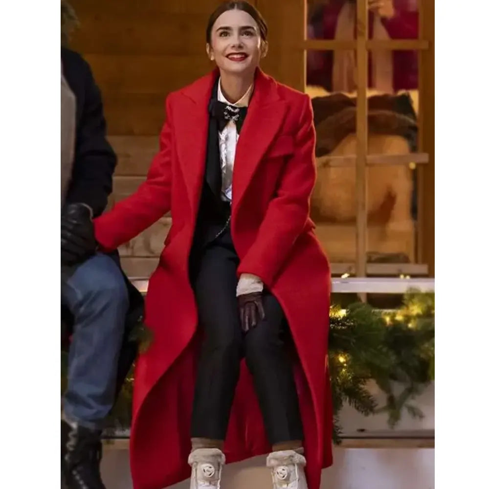 Emily Cooper Emily in Paris S04 Red Coat
