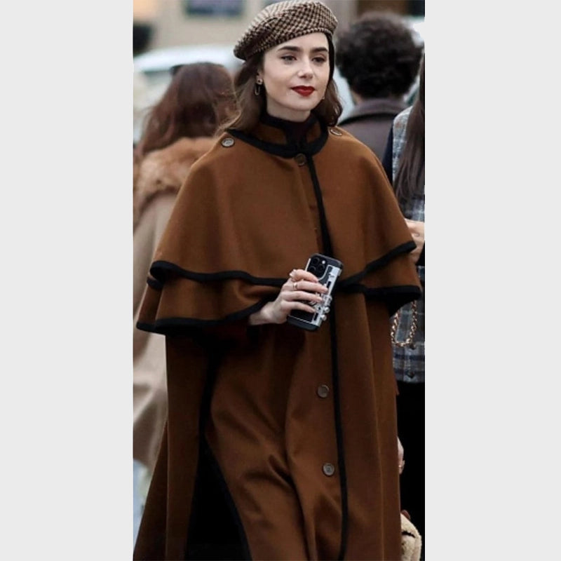 Emily In Paris S04 Emily Cape Coat