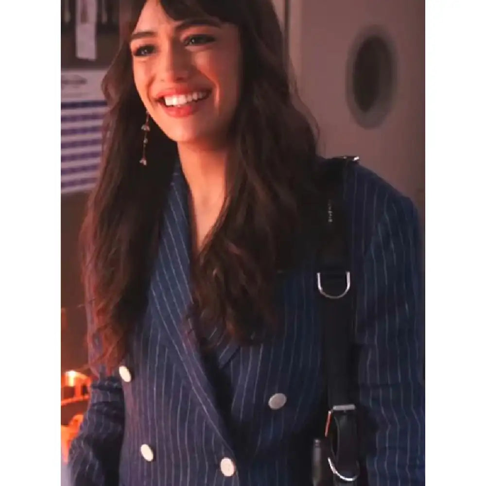 Thalia Besson Emily In Paris S04 Pinstripe Blazer