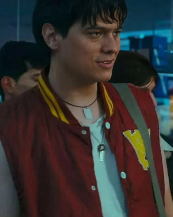 EvaLastingS02AngeloValottaMaroonPufferVest