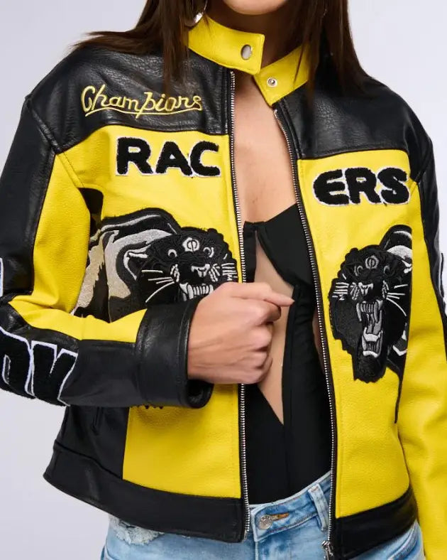 Eye Of The Tiger leather jacket
