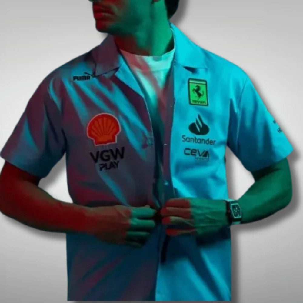 FerrariBlueMiamiGrandPrixShirt