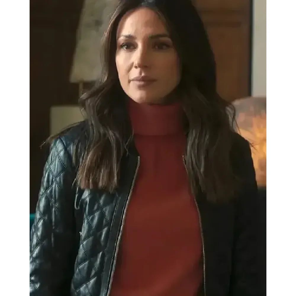 Fool Me Once 2024 Maya Stern Black Quilted Jacket