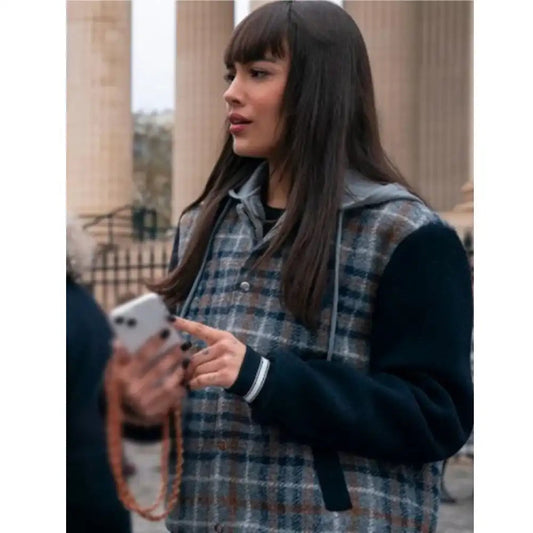 Genevieve Emily In Paris Season 4 Plaid Jacket