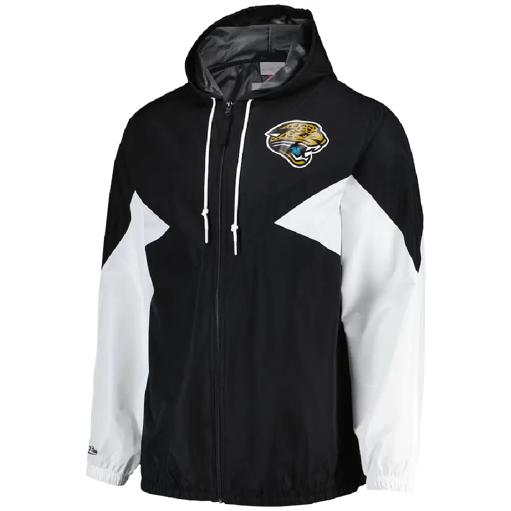 Jacksonville Jaguars Mitchell and Ness Lightweight Windbreaker Jacket
