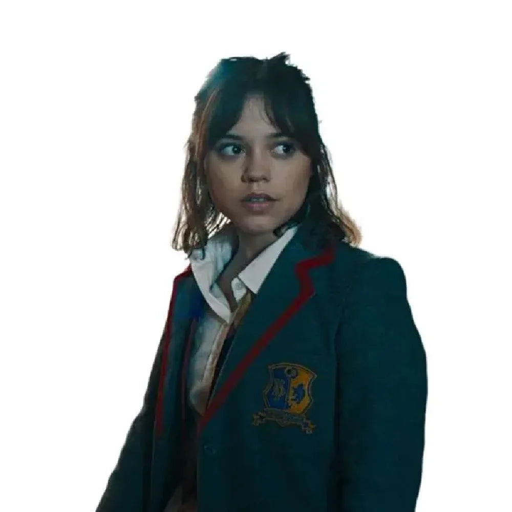 Jenna Ortega Beetlejuice Beetlejuice 2024 Uniform Blazer