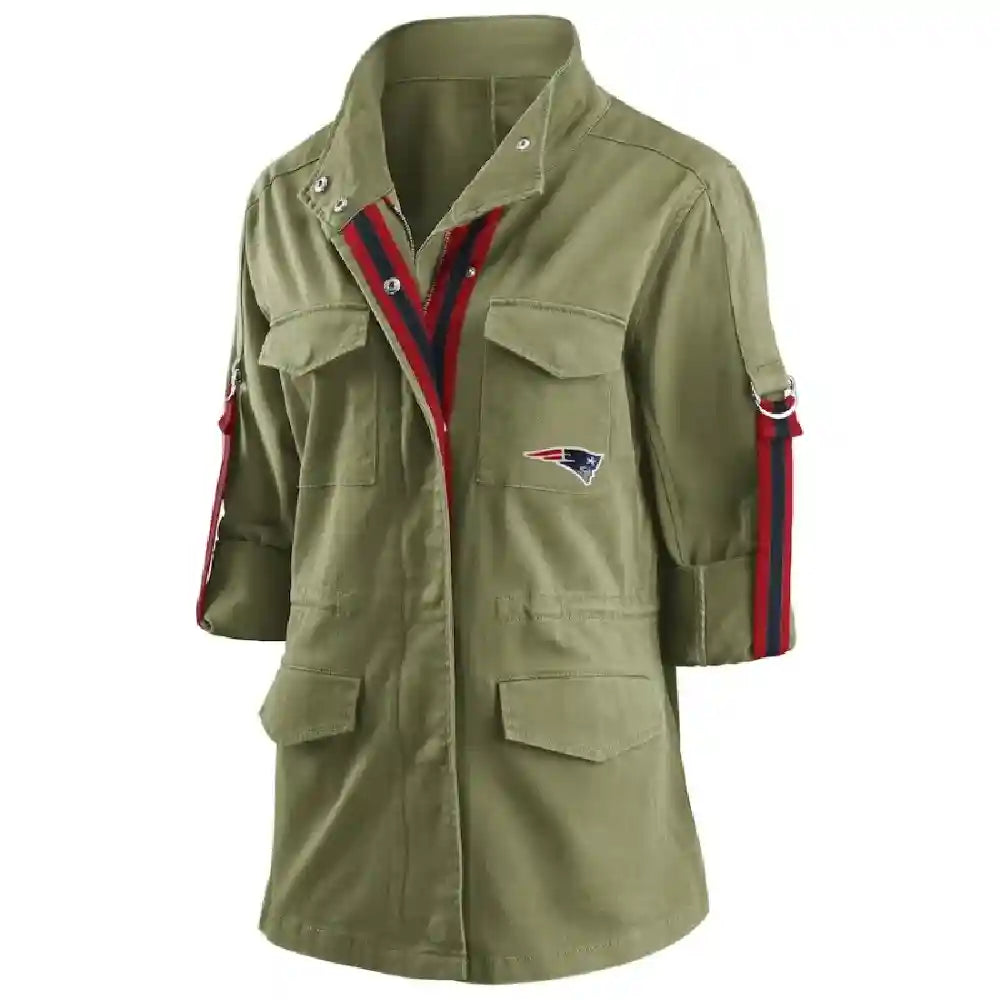 New England Patriots Green Jacket Joelynn
