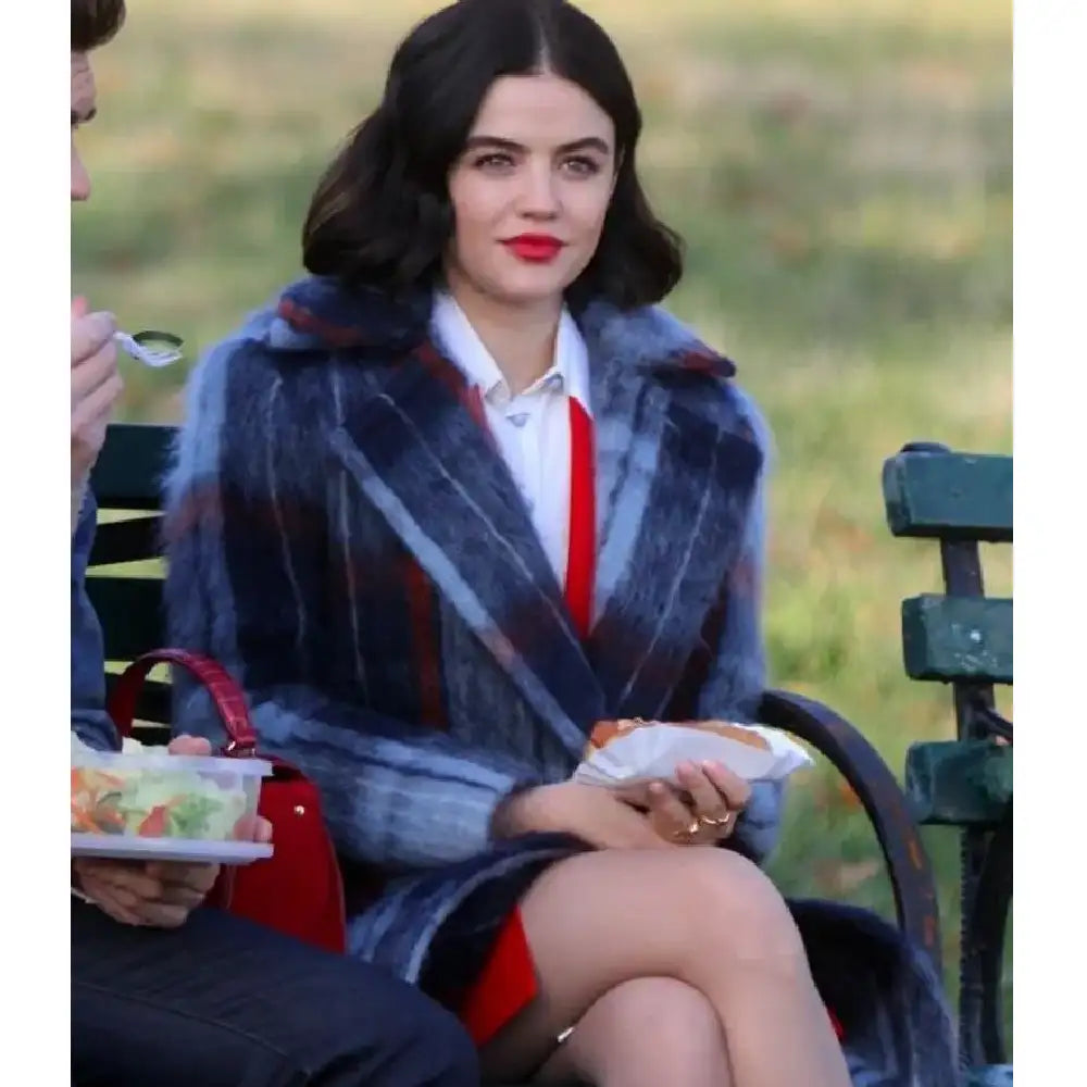 Katy Keene Wool Checked Coat