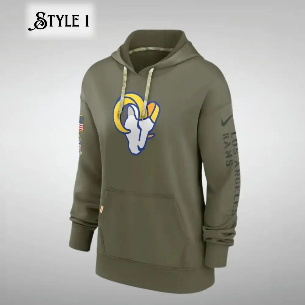 Green Los Angeles Rams Nike Hoodie

