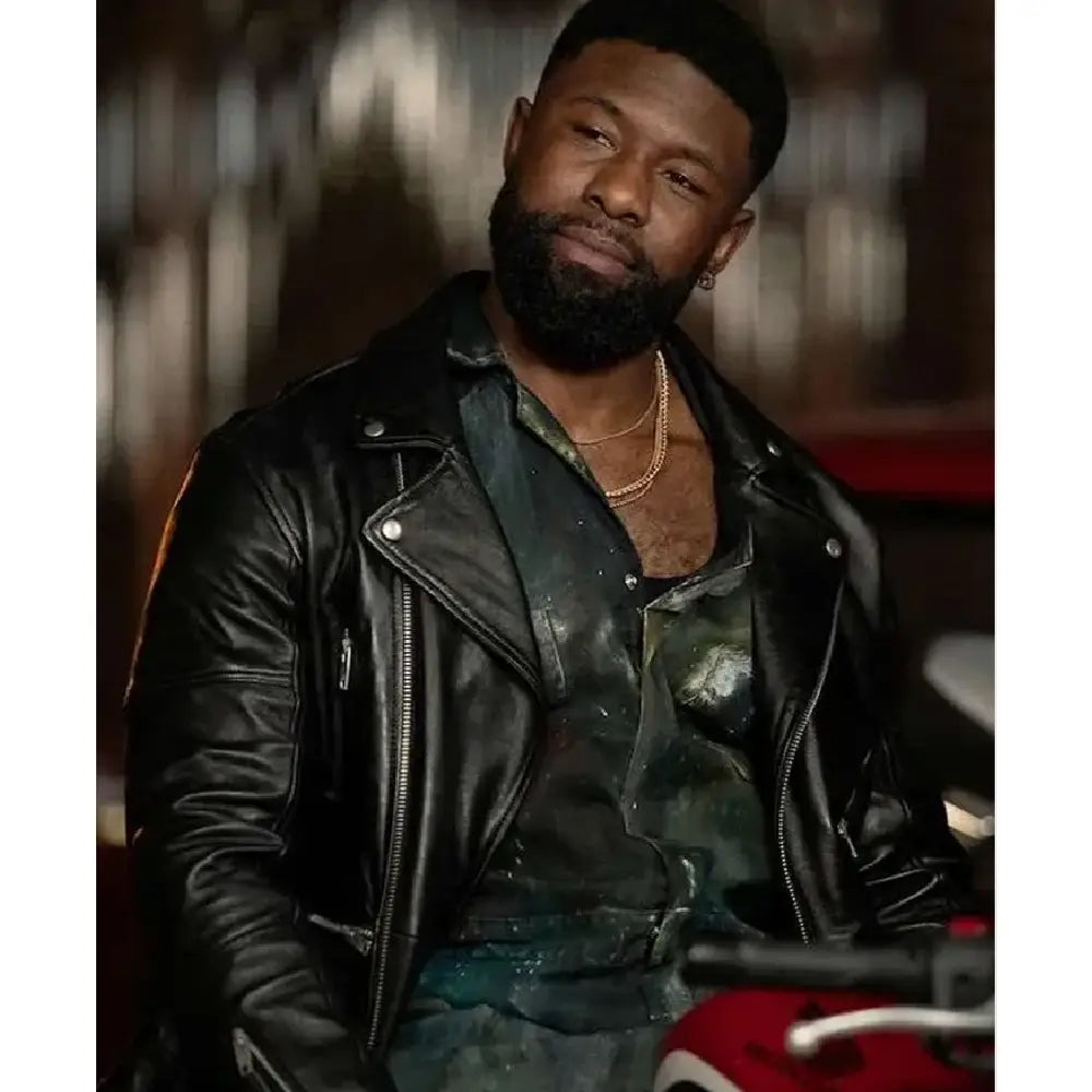 Mea Culpa 2024 Trevante Rhodes Biker Jacket