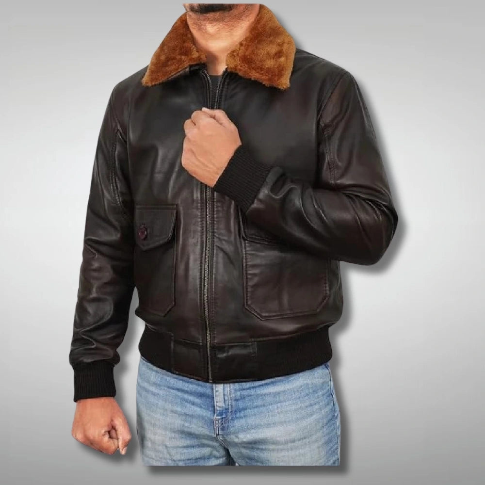 WWII Aviator Fur Jacket