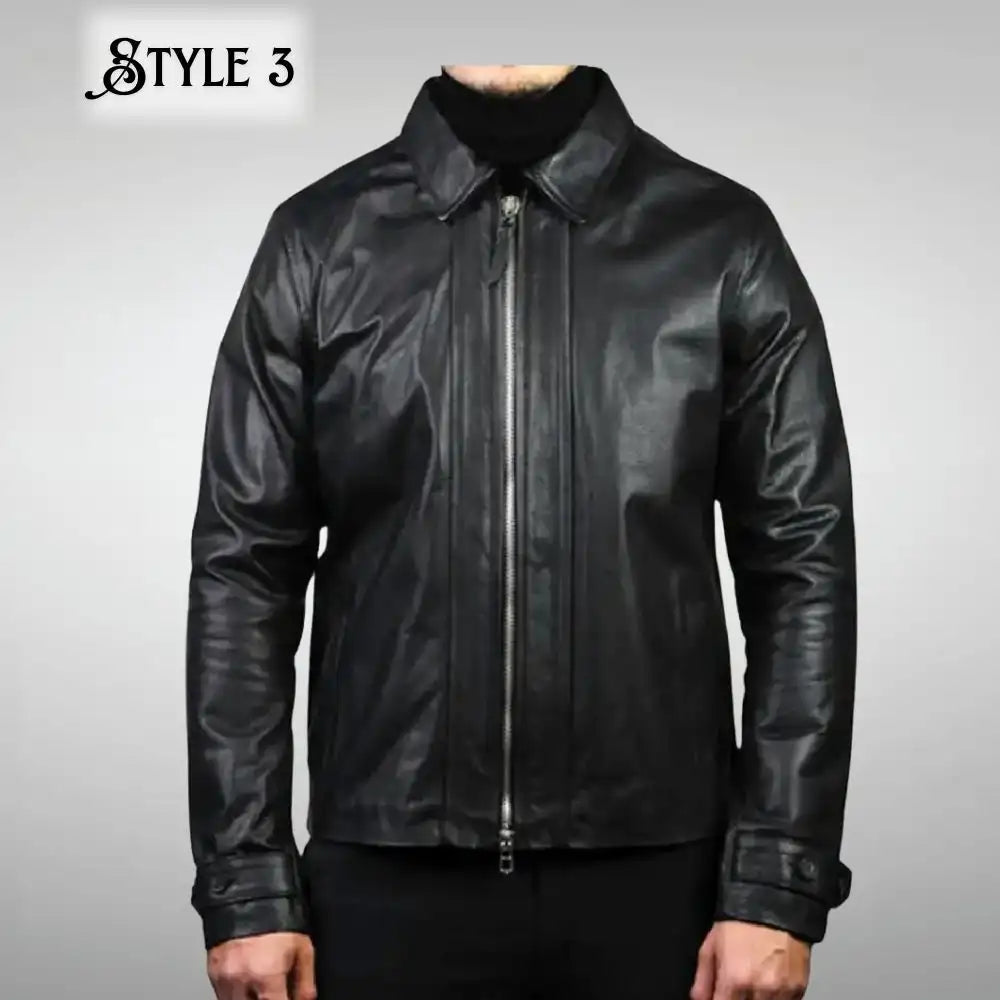 Black Mexico Leather Jacket