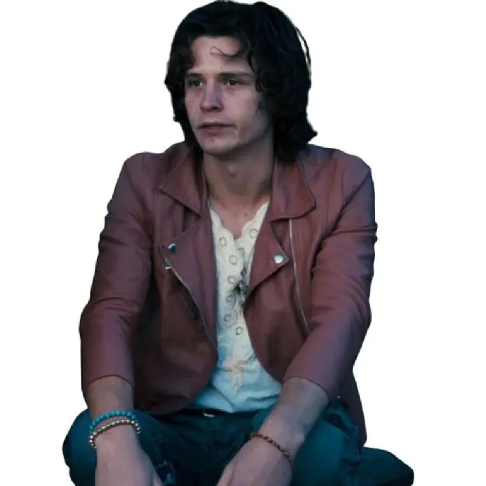Mustard Man 2024 Albert DiCesare Brown Leather Jacket