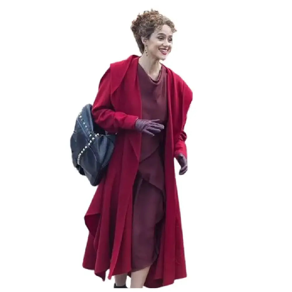 Nathalie Emmanuel Megalopolis 2024 Red Coat