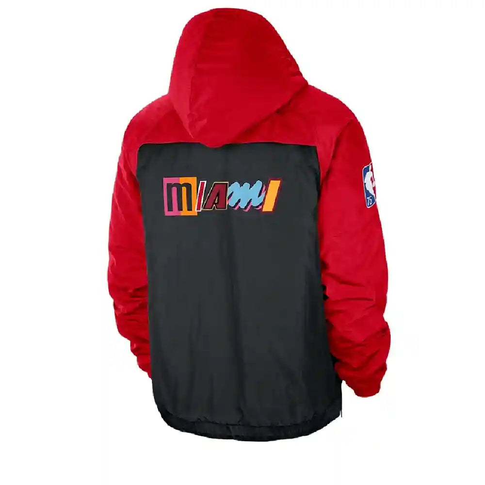 Miami Heat Red Pullover Hooded Jacket

