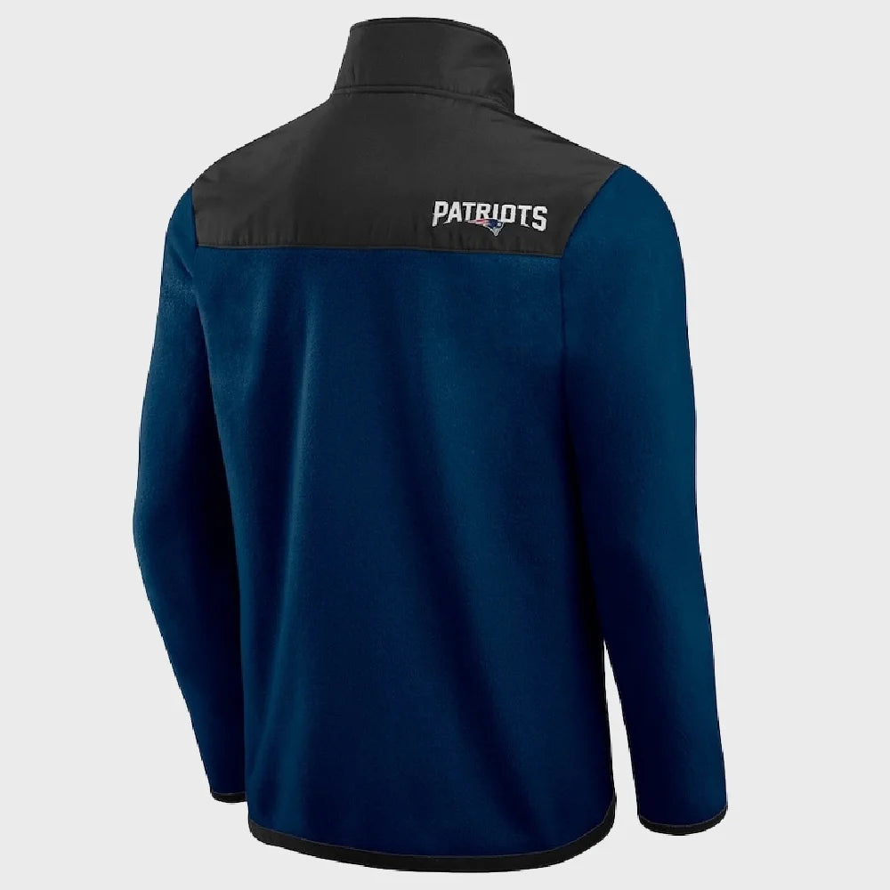 Patriots Navy Blue Fleece Jacket
