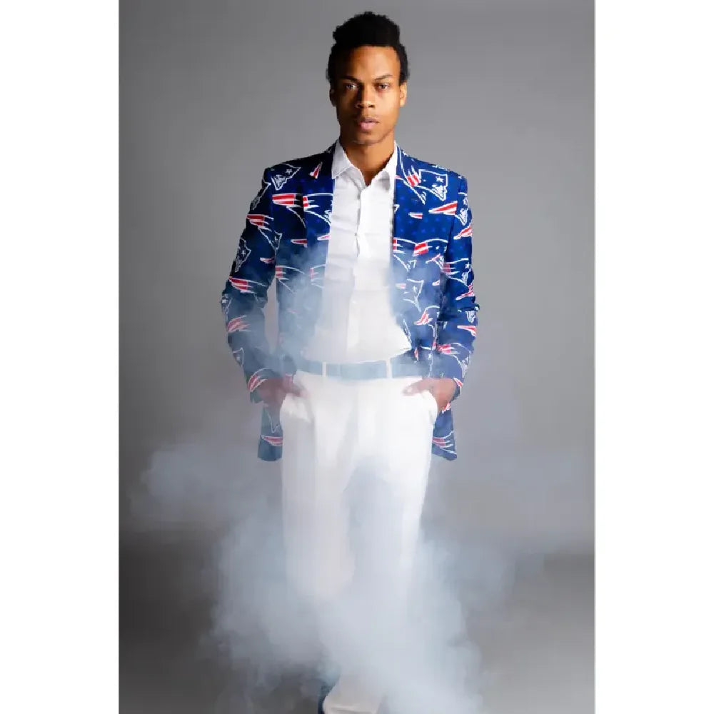 New England Patriots Blue Suit