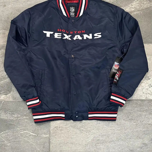 NFL Houston Texans Navy and Red Jacket