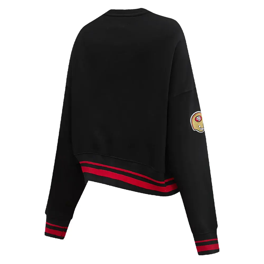 Womens Classic NFL San Franciso 49ers Retro Crewneck Sweatshirt