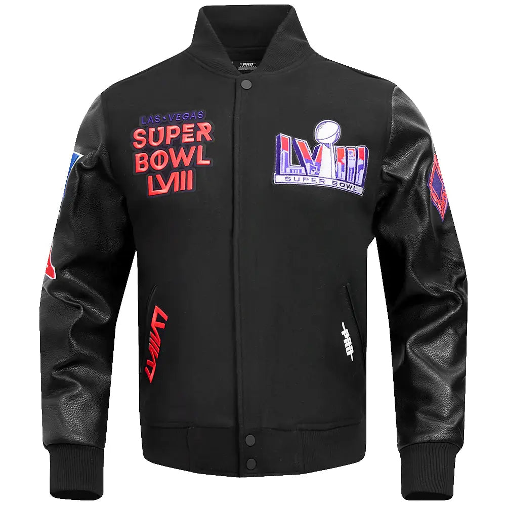 NFL Superbowl LVIII Wool Varsity Jacket