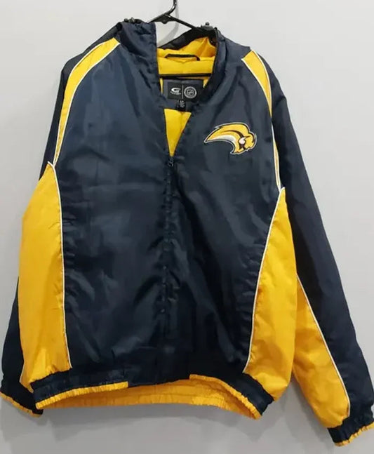 NHL Buffalo Sabres Black and Yellow Hooded Jacket