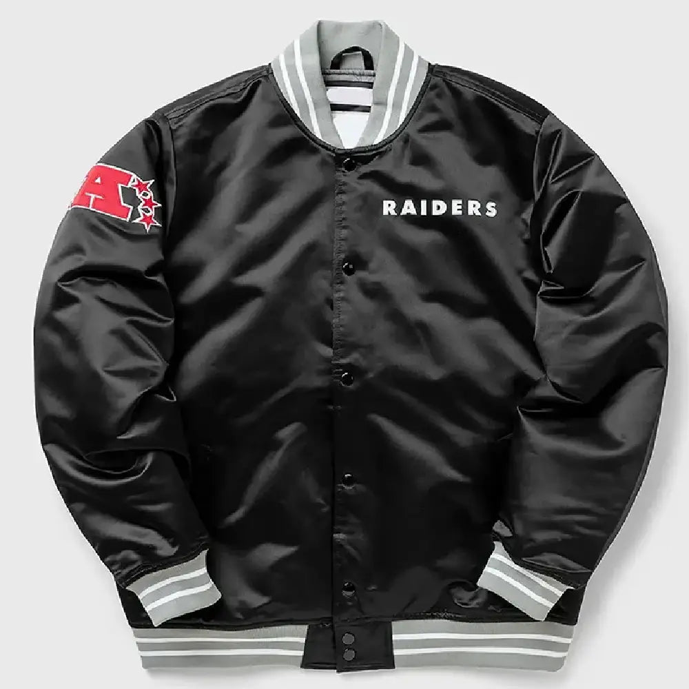 Raiders heavyweight satin jacket
