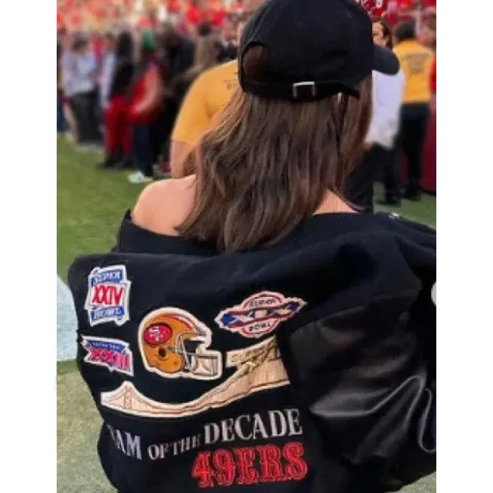 San Francisco 49ers Olivia Culpo jacket
