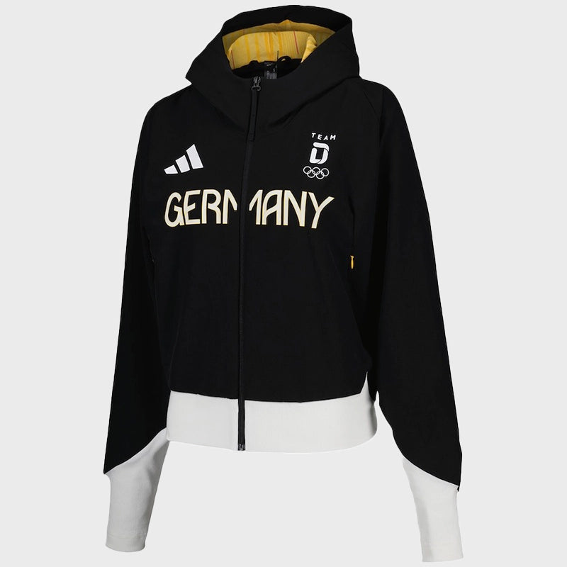 Paris 2024 Black Hooded Jacket