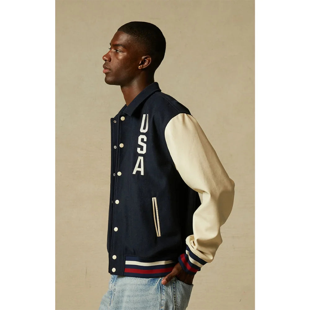 USA varsity jacket Paris Olympics
