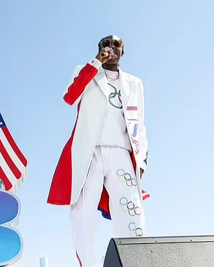 Paris Olympics Closing Ceremony Snoop dog USA Coat
