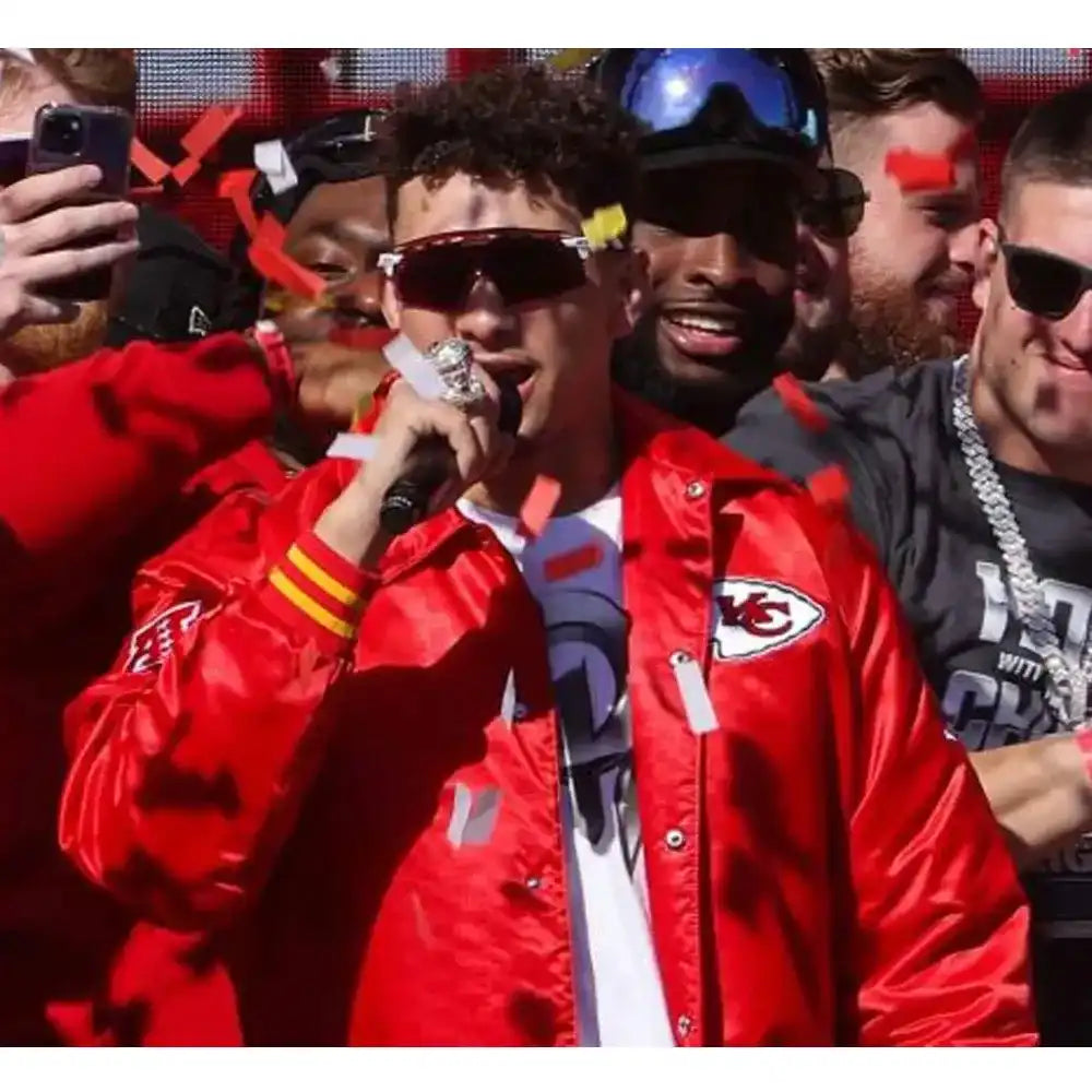 Patrick Mahomes Super Bowl Red Jacket