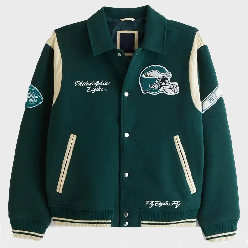 Philadelphia Eagles Varsity Bomber Jacket