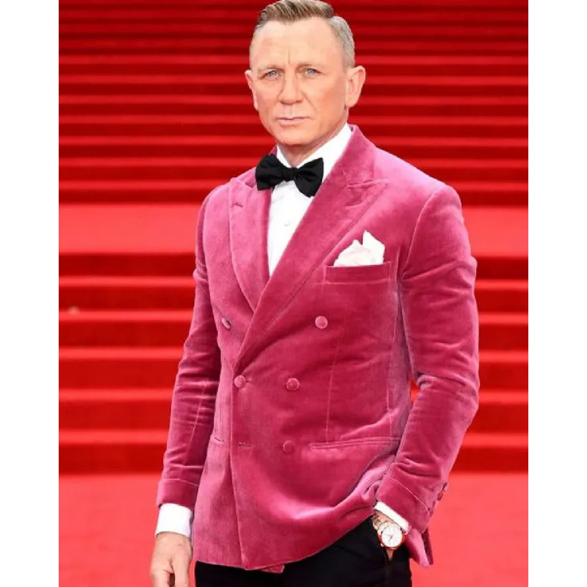 Pink Daniel Craig Tuxedo